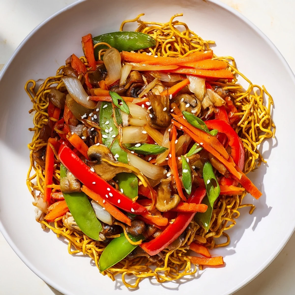 Crispy Noodle Stir-Fry