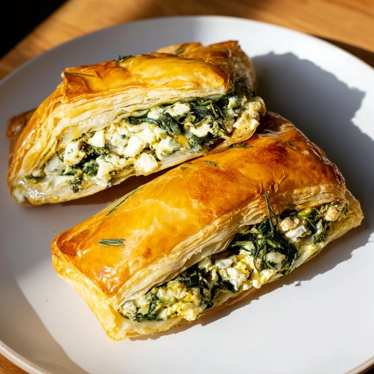 Warm and inviting, the Savory Spinach Pie features creamy filling, fresh herbs, and a perfect pastry.