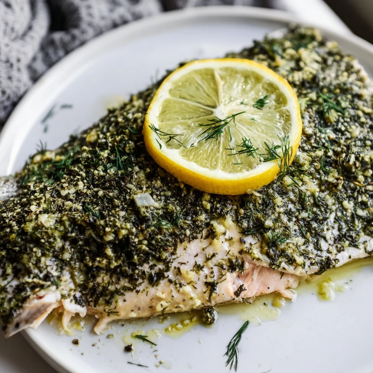 Baked Lemon Herb Trout