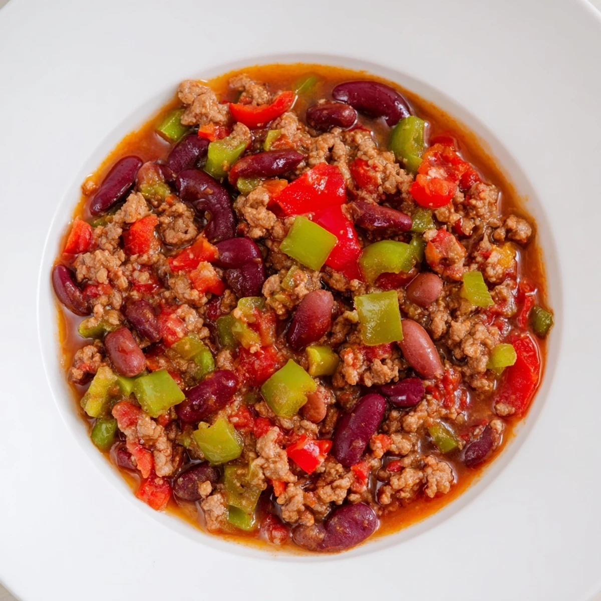 Delicious and comforting American-style Slow Cooked Turkey Chili, served in a bowl, perfect for sharing.