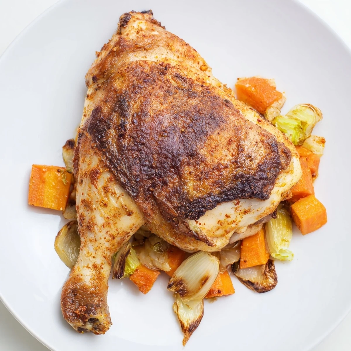 Golden-brown, savory taste profile roast chicken, crisp skin, tender meat: a hearty meal's delicious focal point.
