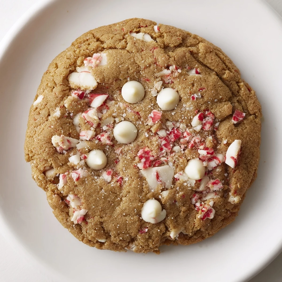 Warm, fragrant Crisp Peppermint Cookies coming out of the oven, perfect for holiday baking.
