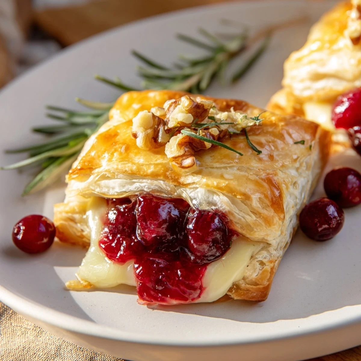 Cranberry Brie Puff Pastry