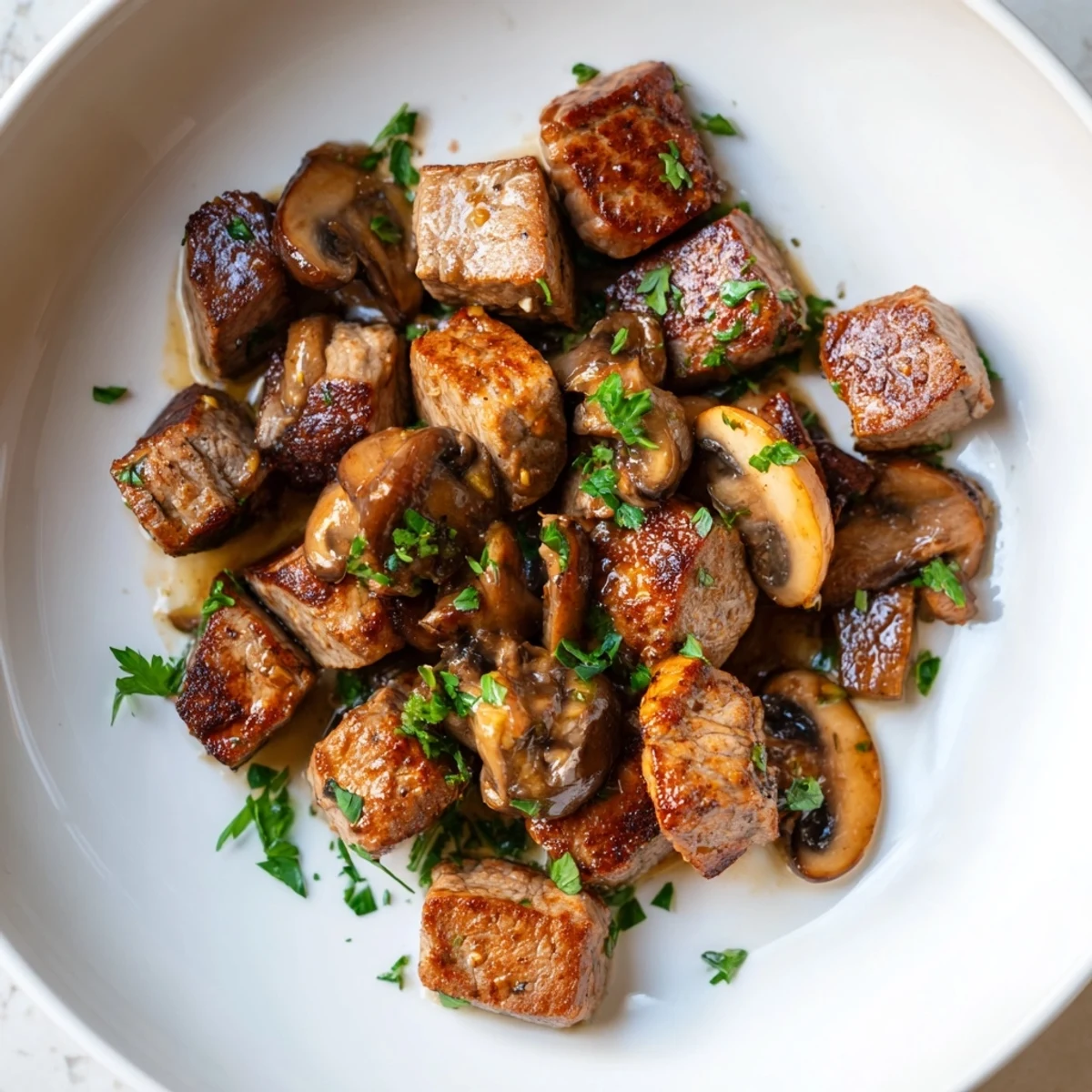 Garlic Butter Steak Bites