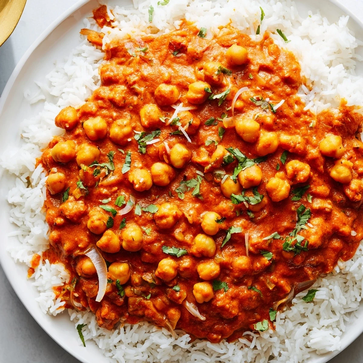 Vegan Chickpea Tikka Masala