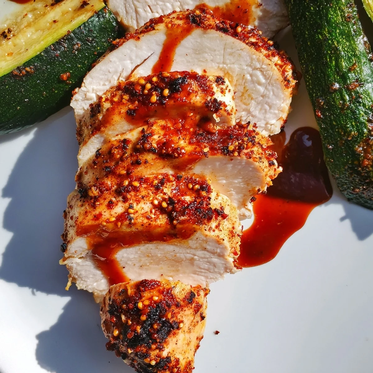 Golden-brown baked chicken breasts and roasted vegetables alongside fluffy rice in a meal prep container.