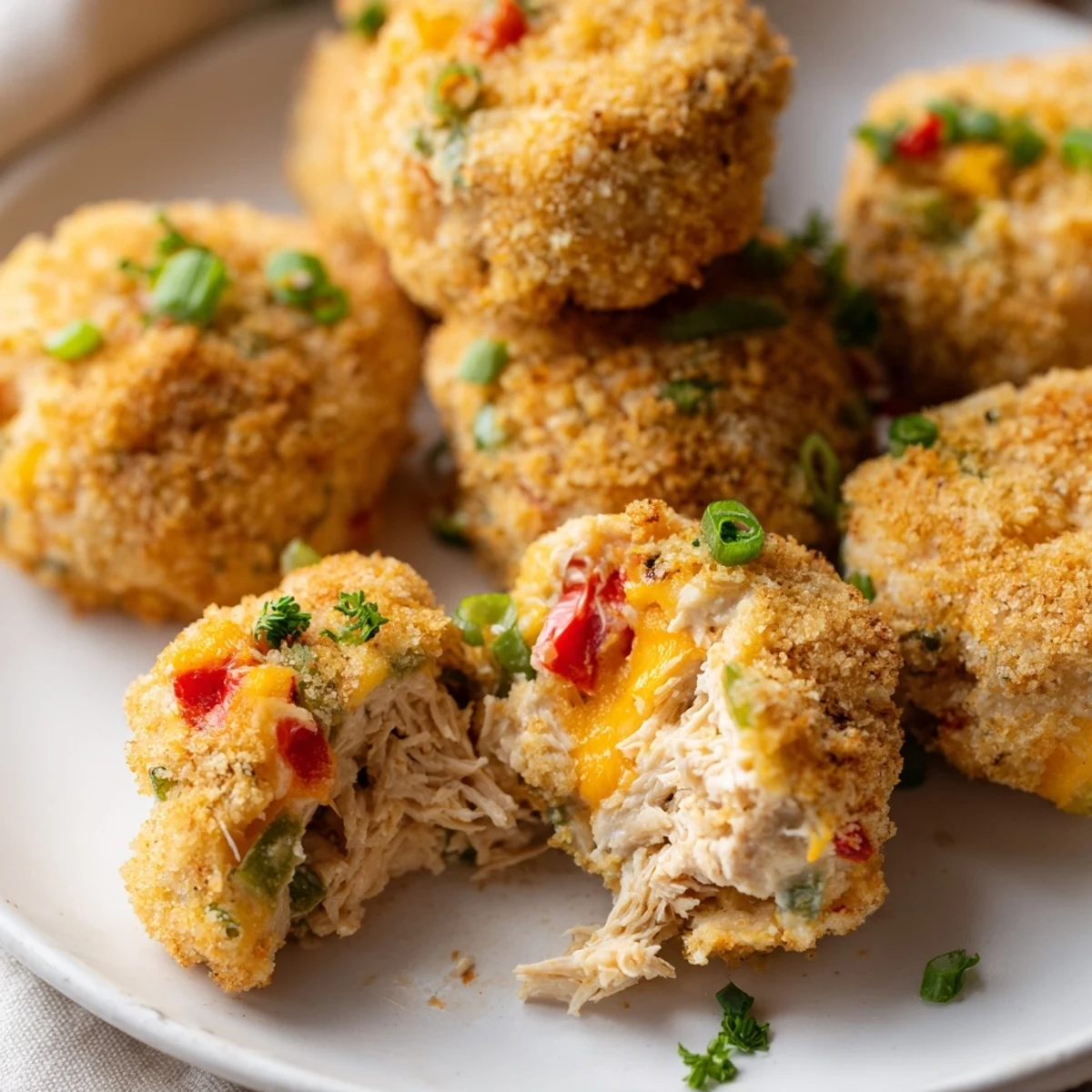 Tender Chicken Treat Bites served warm with creamy ranch and honey mustard dips.