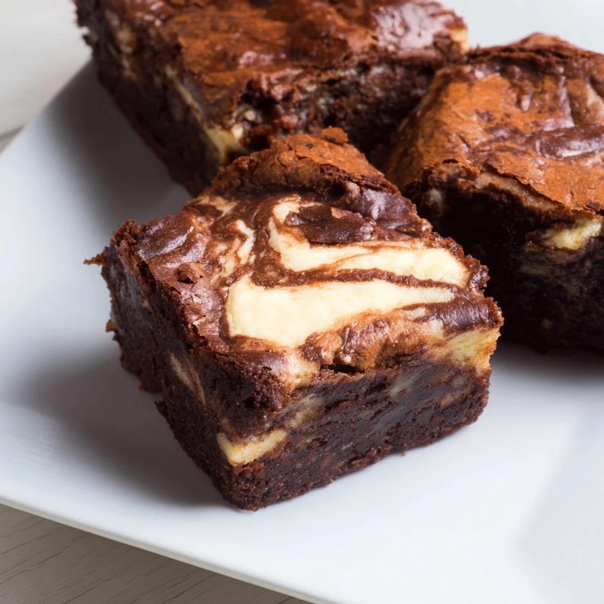 Homemade Cottage Cheese Brownies cooling on a rack, perfect for a chocolate lover's dessert.