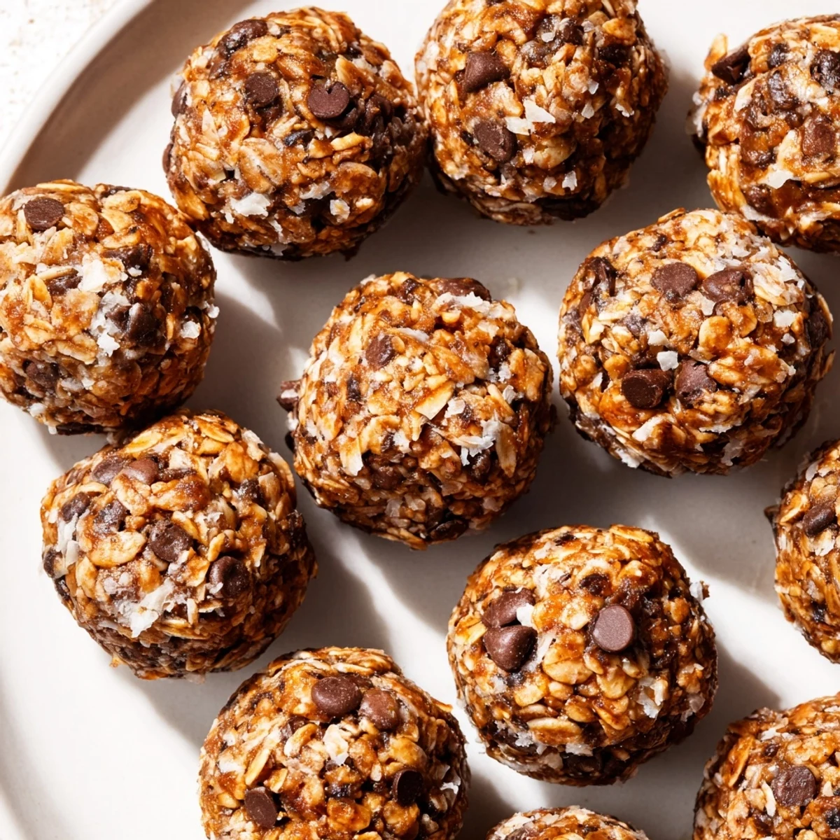 These no bake Easy No Bake Chocolate Chip Energy Bites are perfect for a healthy snack.