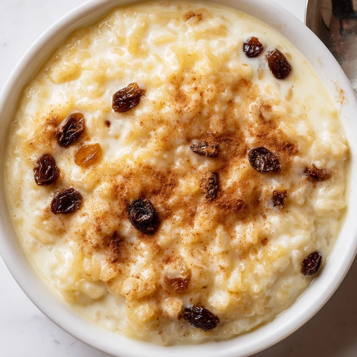 Delicious Condensed Milk Baked Rice Pudding Recipe To Try cooling in baking dish, spoon-ready