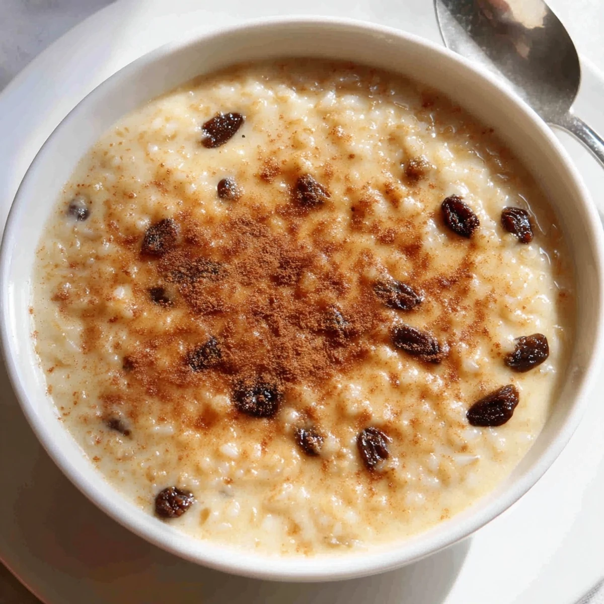Creamy Delicious Condensed Milk Baked Rice Pudding Recipe To Try, plated with fresh berries